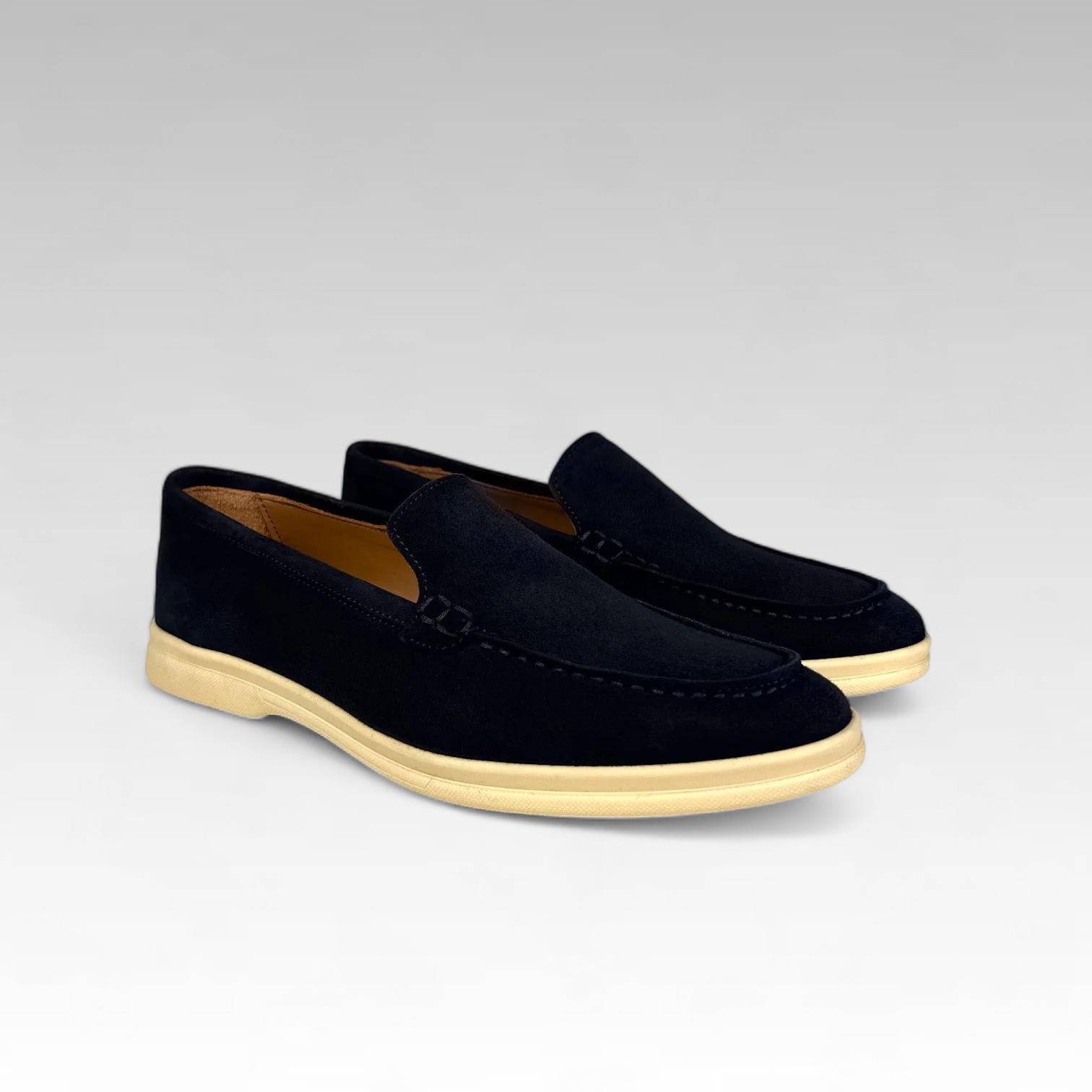 images/virtuemart/product/EREDI PISCOPO Mocassino scamosciato da donna Sailor in suede agnello blu scuro universe 24.jpg